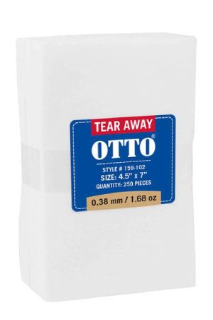 OTTO 159-102 - OTTO Embroidery Stabilizer Backing Tear Away Sheets