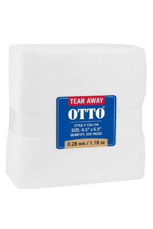 OTTO 159-104 - OTTO Embroidery Stabilizer Backing Tear Away Sheets