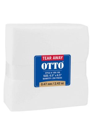 OTTO 159-106 - OTTO Embroidery Stabilizer Backing Tear Away Sheets