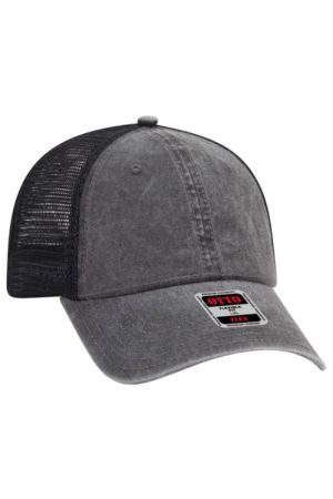 OTTO 169-1264 - OTTO CAP® OTTO FLEX® Fitted 6 Panel Low Profile Mesh Back Trucker Hat