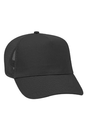OTTO 32-1104 - OTTO CAP® 5 Panel Mid Profile Mesh Back Trucker Hat