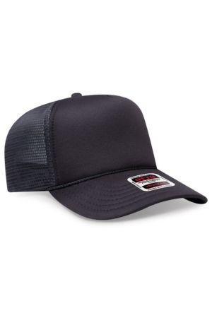 OTTO 39-167 - OTTO CAP® OTTO COMFY FIT® 5 Panel High Crown Mesh Back Trucker Hat