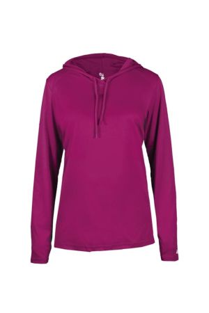 Badger Sport 416500 - LADIES B-CORE LONG SLEEVE HOODIE