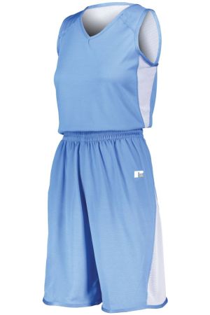 Russell 5R6DLX - Ladies Undivided Single Ply Reversible Shorts