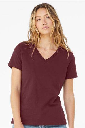 Bella + Canvas 6405 - Ladies' Relaxed Jersey VNeck TShirt