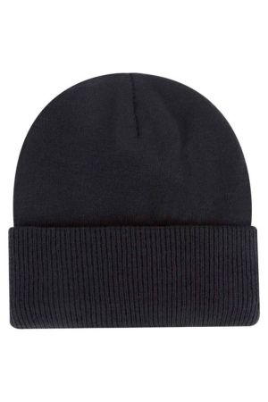 OTTO 82-1316 - OTTO CAP® 12" Classic Knit Beanie w/ Inside Fleece Lining & Rib Knit Cuff