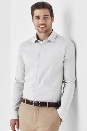 Biz Corporates rs969ml - Mens Charlie Slim Fit Long Sleeve Shirt