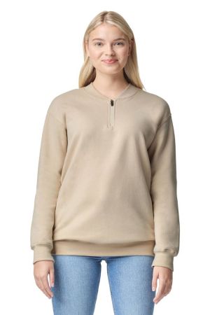 Gildan SF008 - Unisex Softstyle Midweight Fleece Quarter-Zip Sweatshirt