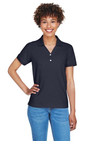 Devon & Jones D100W - Ladies' Pima Piqué YCollar Polo