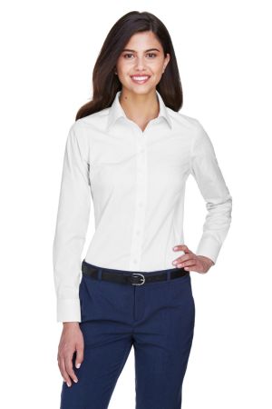 Devon & Jones D630W - Ladies' Crown Woven Collection® Solid Oxford