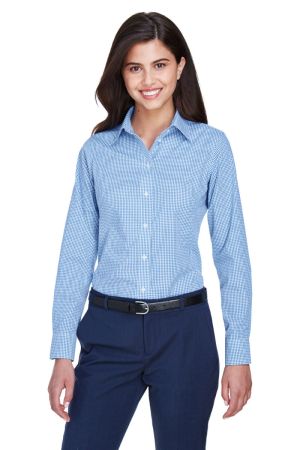 Devon & Jones D640W - Ladies' Crown Woven Collection® Gingham Check