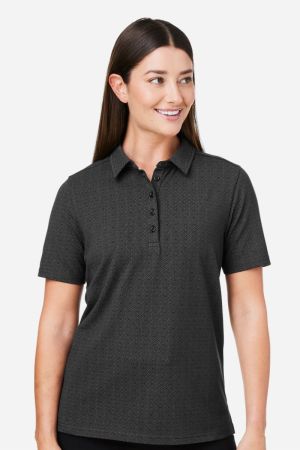 Devon & Jones DG101W - Women's Crownlux Performance® Geo Polo
