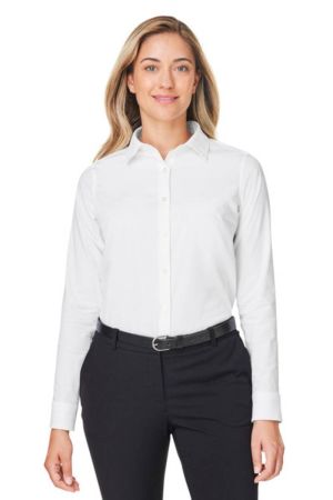 Devon & Jones DG505W - CrownLux Performance Ladies' Spencer Poplin Shirt