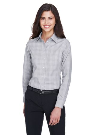 Devon & Jones DG520W - Ladies' Crown Woven Collection® Glen Plaid