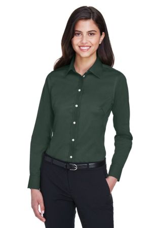 Devon & Jones DG530W - Ladies' Crown Woven Collection® Solid Stretch Twill