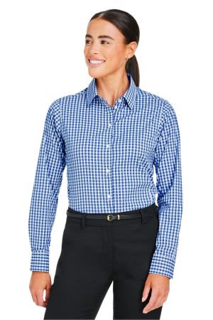 Devon & Jones DG536W - Crownlux Performance Ladies' Gingham Shirt