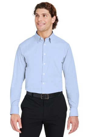 Devon & Jones DG537 - Crownlux Performance Men's Microstripe Shirt