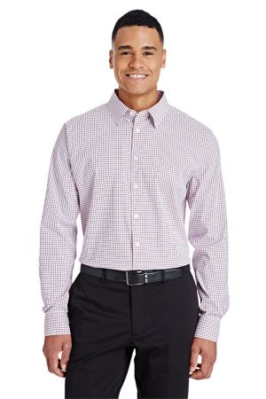 Devon & Jones DG540 - CrownLux Performance™ Men's Micro Windowpane Shirt