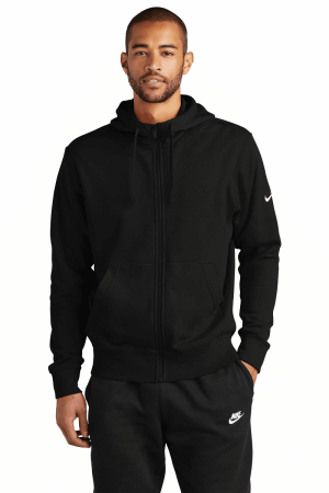 NIKE DR1513 - CLUB FLEECE SLEEVE SWOOSH FULL ZIP HOODIE
