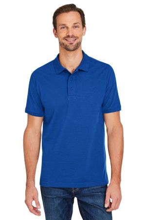 Harriton M205 - Men's Valiant Cotton Snag Protect Polo