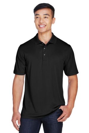 Harriton M345 - Men's Advantage Snag Protection Plus IL Snap Placket Polo