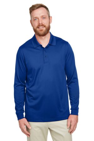 Harriton M348L - Men's Advantage Snag Protection Plus IL Long Sleeve Polo