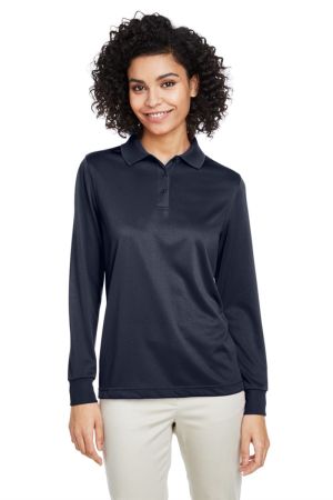 Harriton M348LW - Women's Advantage Snag Protection Plus IL Long Sleeve Polo