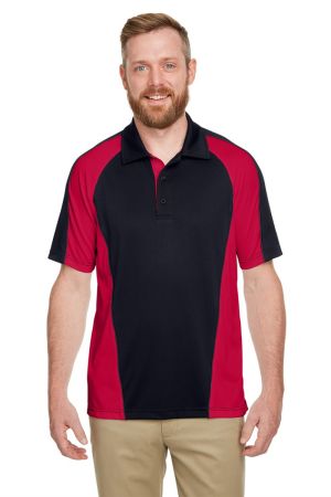 Harriton M385 - Men's Advantage Snag Protection Plus IL Colorblock Polo