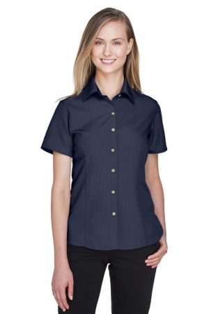 Harriton M560W - Ladies' Barbados Textured Camp Shirt