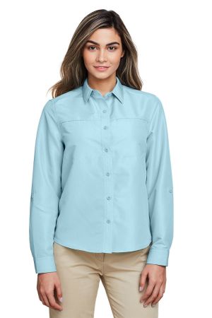 Harriton M580LW - Ladies' Key West LongSleeve Performance Staff Shirt