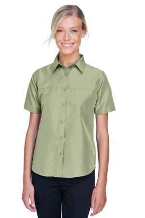 Harriton M580W - Ladies' Key West ShortSleeve Performance Staff Shirt
