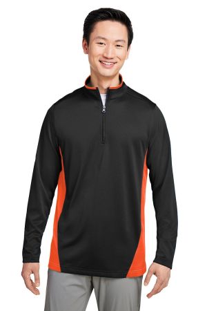 Harriton M786 - Men's Flash Snag Protection Plus IL Colorblock QuarterZip