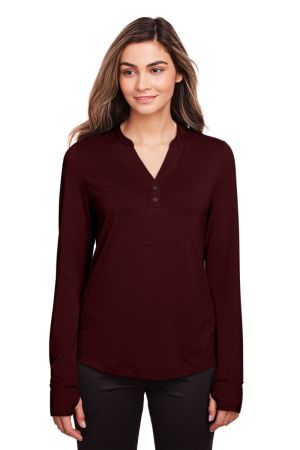 North End NE400W - Ladies' Jaq SnapUp Stretch Performance Pullover