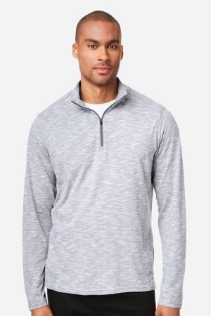North End NE415 - Eclipse Jacquard Quarter-Zip Pullover