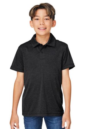 Team 365 TT51HY - Youth Zone Sonic Heather Performance Polo