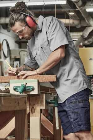 Syzmik zw120 - Mens Lightweight Tradie Short Sleeve Shirt