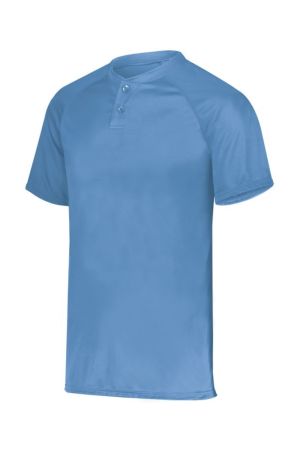 Augusta 1565 - Attain Wicking Two-Button Baseball Jersey