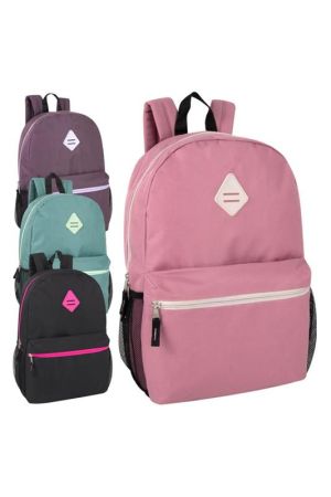 Ideal 2975 - 19 Inch Lash Tab Backpack w Side Mesh Pockets - Girls