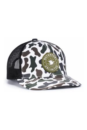 Pacific Headwear P686 - WEEKENDER DUCK CAMO TRUCKER SNAPBACK CAP