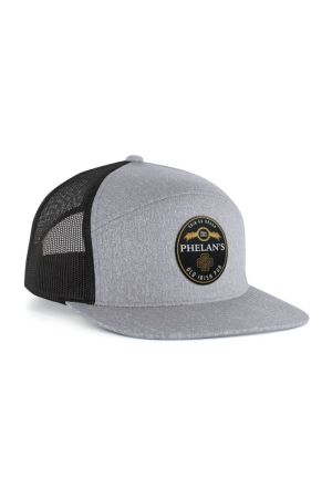 Pacific Headwear P710 - Heather 6-Panel Arch Trucker Snapback Cap