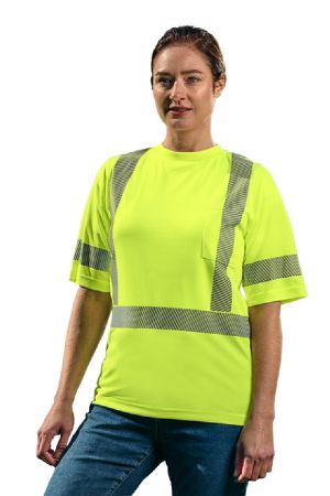 CX2 S05980 - Hi-VIS T-shirt with Segmented Stripes