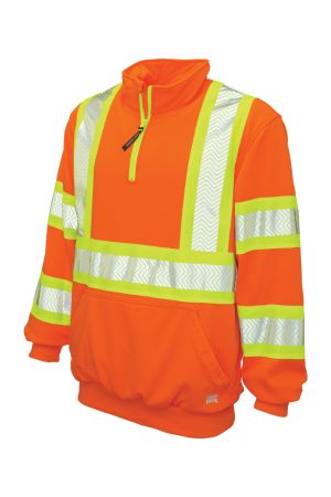 Tough Duck SJ19 - 1/4 ZIP SAFETY PULLOVER