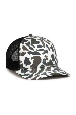 Pacific Headwear P686 - WEEKENDER DUCK CAMO TRUCKER SNAPBACK CAP