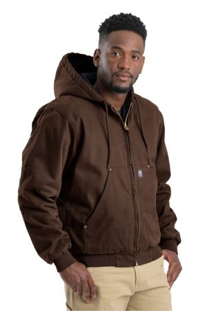 Berne Apparel HJ375 - Heartland Washed Cotton Duck Hooded Jacket