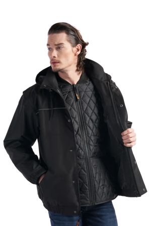 CX2 Rugged L01115 - Extreme - Adult Heavy Duty 3in1 Bomber Jacket w/ Detachable Hood