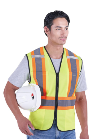 CX2 Hi-Vis L01150 - Scout - Hi-Vis Zipper front Vest