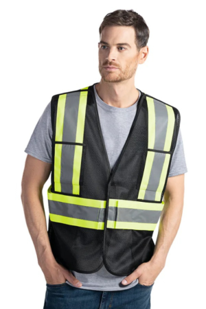 CX2 Hi-Vis L01180 - Patrol - Adult Mesh Hi-Vis 5 Point Tear Away Vest - One Size