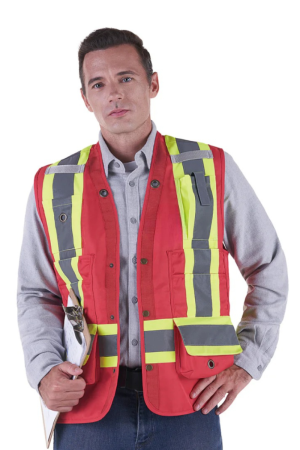 L01190 - Surveyor - Hi-Vis Surveyor’s Vest - Sized