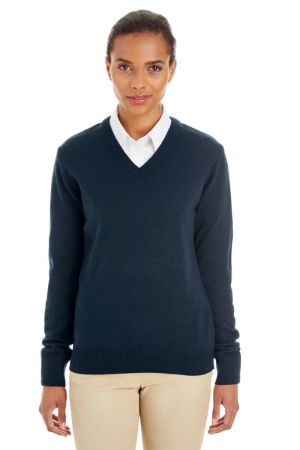Harriton M420W - Ladies' Pilbloc™ VNeck Sweater