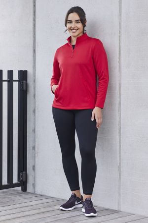 Biz Collection sw301l - Womens Hype 1/4 Zip Pullover